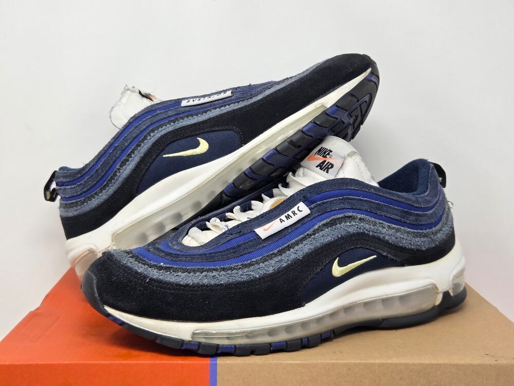 Nike Air Max 97 SE RUNNING CLUB NAVY DH1085-001 Size 8.5 WORN